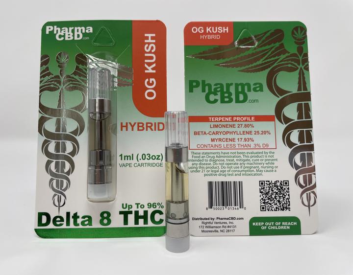 Shop PharmaCBD Delta 8 OG Kush Dabs (1 gram Delta 8 THC) Online