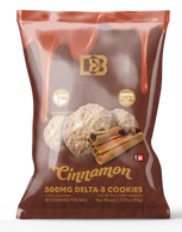 D8-HI Delta-8 Cinnamon Cookies 500mg bag