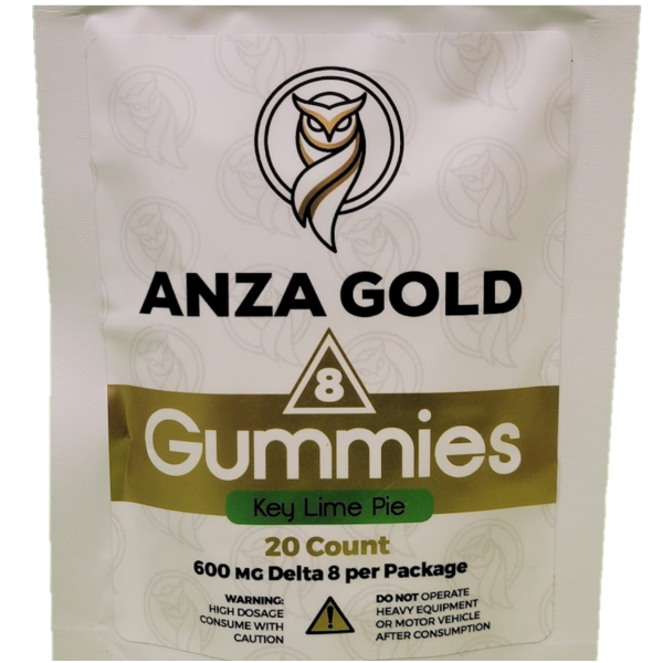 Anza Gold Delta-8 Gummies Ley Lime Pie