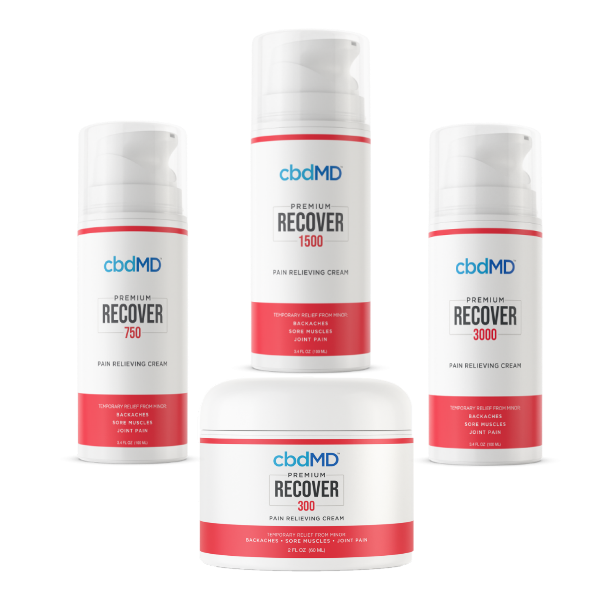 CBDmd Recover Pain Relief Cream Group