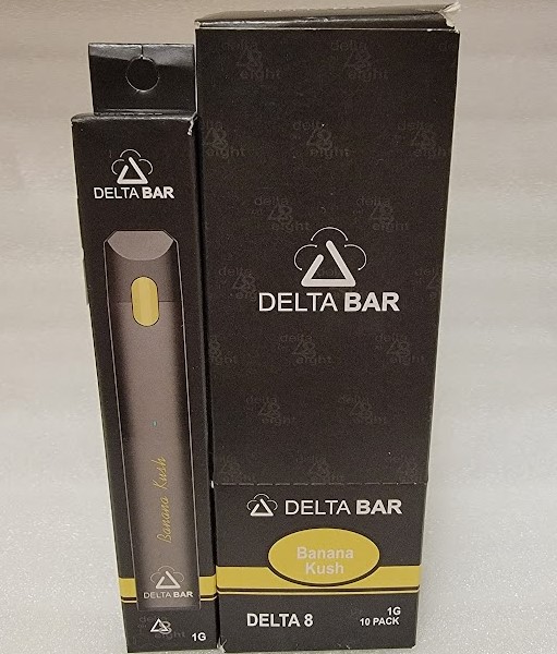 Delta Bar Delta-8 Disposable Vape 1gr Banana Kush