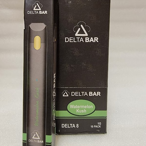 Delta Bar Delta-8 Disposable Vape 1gr Watermelon Kush