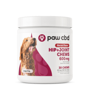 paw cbd Hip + Joint Chews for Dogs Bacon 600mg