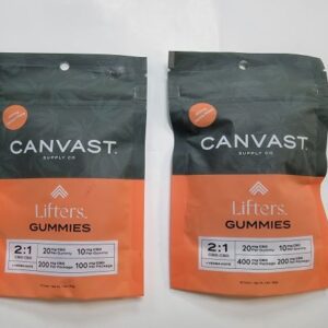 Canvast Lifters CBG CBD Gummies 10 & 20 Count Bags