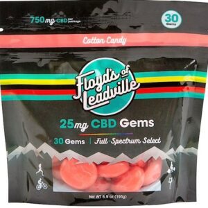 Floyd's of Leadville 25mg CBD Gems Cotton Candy